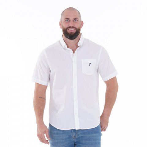 White Ruckfield short-sleeved shirt