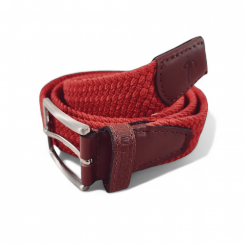 Red stretch belt