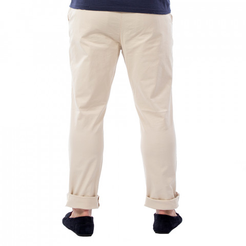 Men's beige chino pants