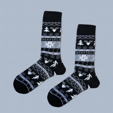 Christmas rugby socks