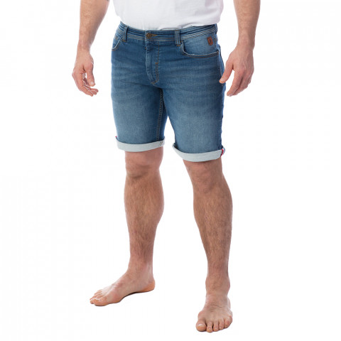Denim Bermuda shorts