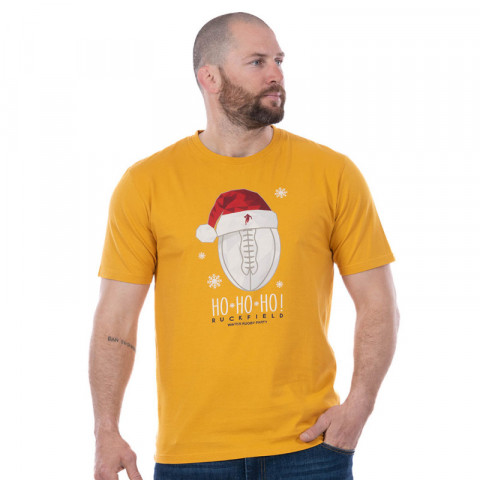 Ruckfield Christmas mustard T-shirt