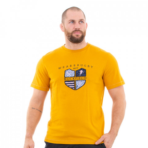 We are rugby mustard T-shirt