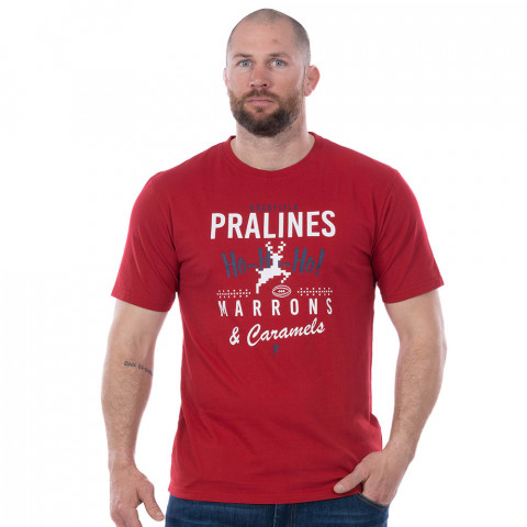 Ruckfield short-sleeved T-shirt Christmas red