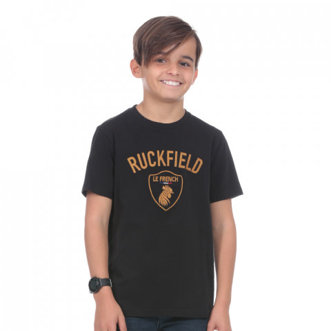 Children's T-shirt French Rugby Club black
