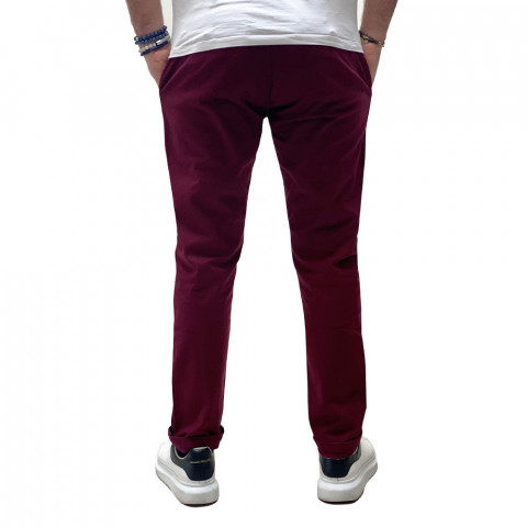 Essential burgundy chino pants