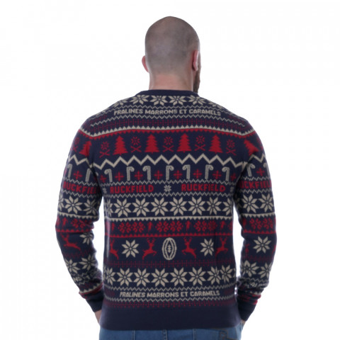 Navy Christmas sweater