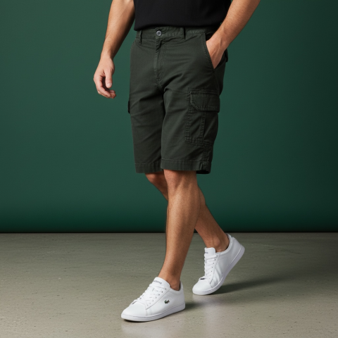 Ruckfield khaki Bermuda shorts