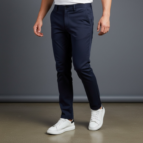 Ruckfield 577 navy chino pants