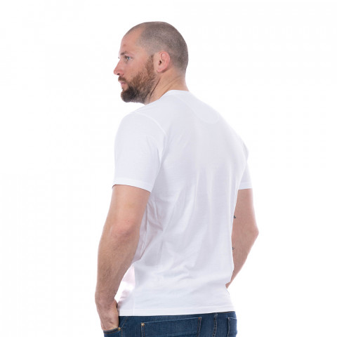 Basic white button-down Ruckfield T-shirt