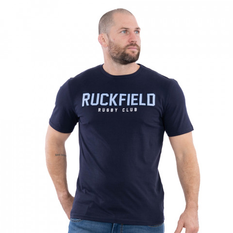 Ruckfield short-sleeved Rugby Vichy T-shirt navy blue
