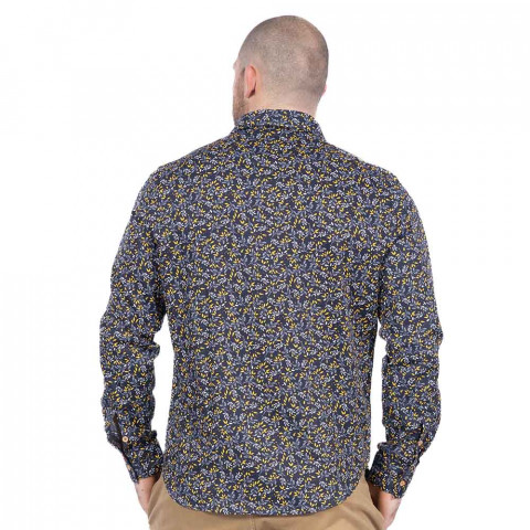 Ruckfield long-sleeved floral shirt Rugby Elegance navy blue