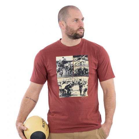 Ruckfield Heritage short-sleeved chestnut T-shirt