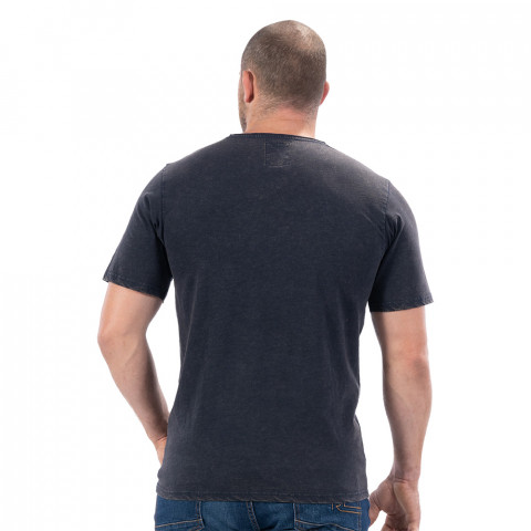 Ruckfield short-sleeved rugby flowers navy blue T-shirt