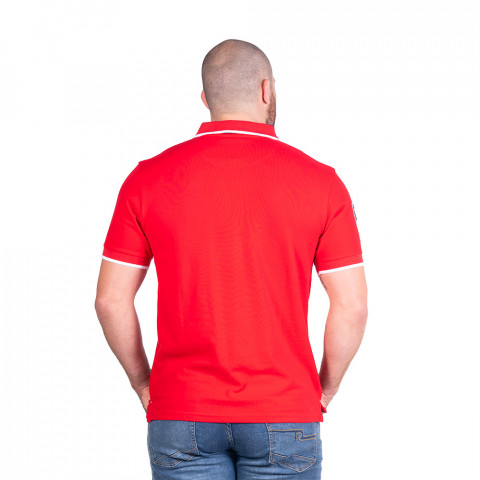 Ruckfield polo shirt with pocket French Rugby Club red