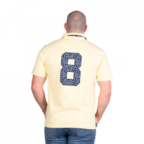 Polo Jersey Ruckfield short sleeves yellow Rugby club