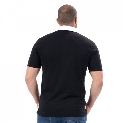 Ruckfield short-sleeved rugby Maori black printed polo shirt