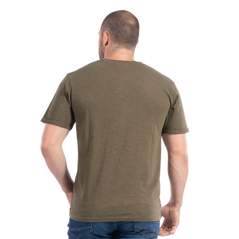 Ruckfield short-sleeved Tropical khaki T-shirt