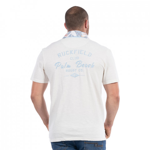 Short-sleeved slub polo shirt Ruckfield Palm beach