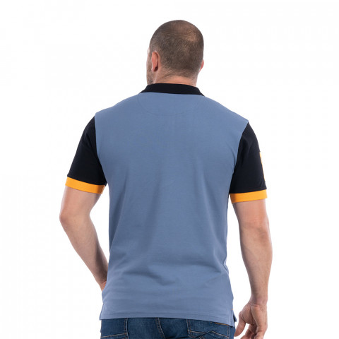 Polo n°8 Ruckfield medium blue
