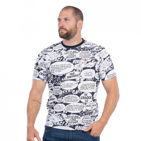 Ruckfield X Asterix short-sleeved comic strip T-shirt