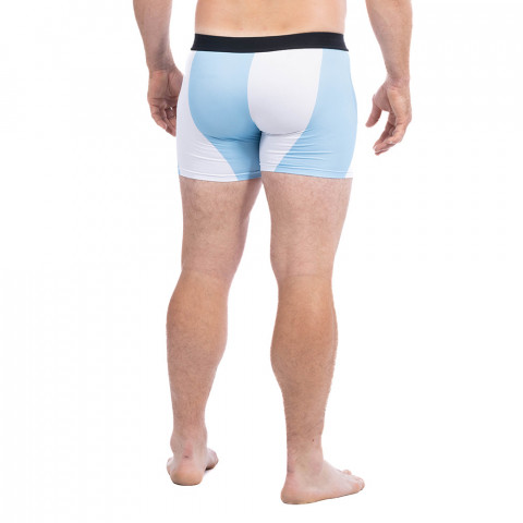 Sky blue / white striped Ruckfield X Asterix boxer shorts