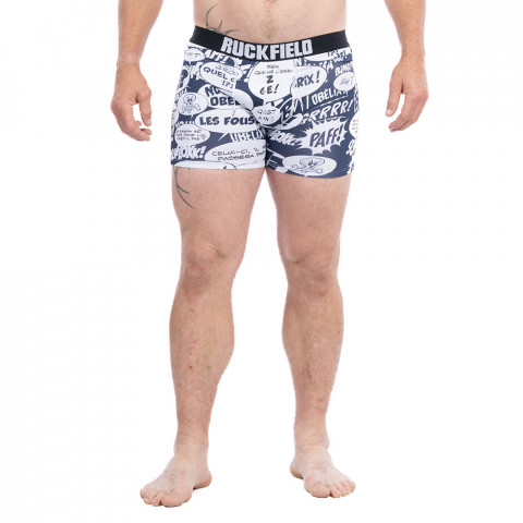 Ruckfield X Asterix navy blue boxer shorts