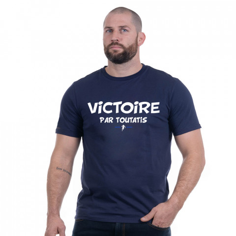 Navy blue "Victoire par Toutatis" Ruckfield x Asterix T-shirt