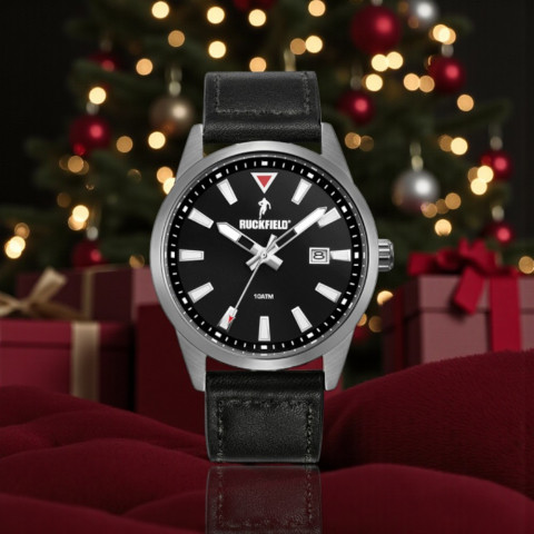 Titanium-colored steel sport watch