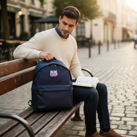 We Are Rugby backpack blue