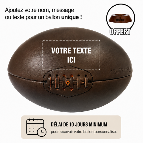 Ballon en cuir à personnaliser