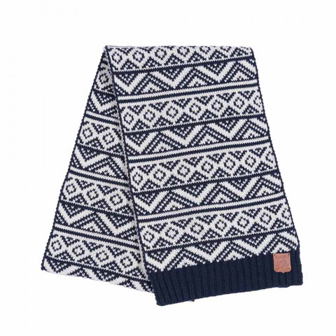 Ruckfield patterned scarf 