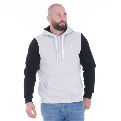 Ruckfield two-tone dark grey hoodie