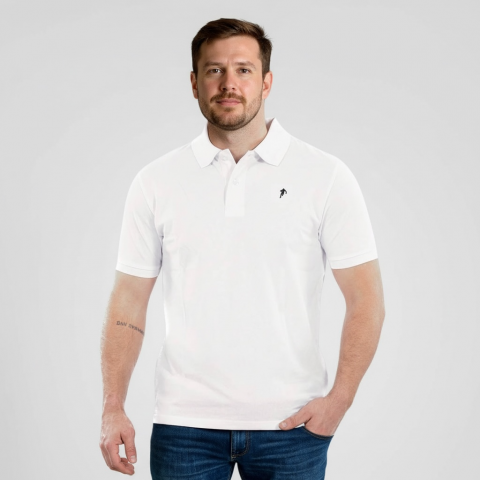 Polo uni homme Ruckfield blanc