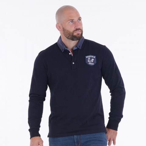 FRC Ruckfield navy blue long-sleeved polo shirt 