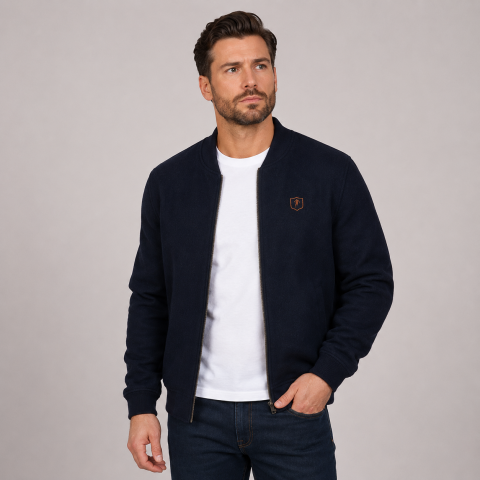 Ruckfield Elegance wool-blend jacket navy blue 