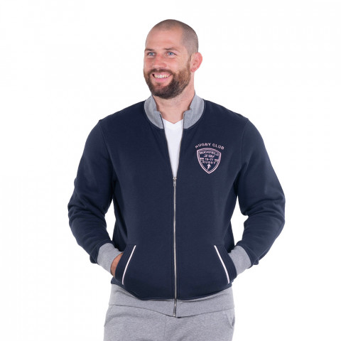 Ruckfield Rugby Club navy zip-up sweatshirt