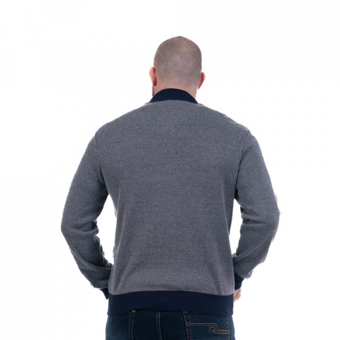 Ruckfield Rugby Club zipped vest, mottled grey