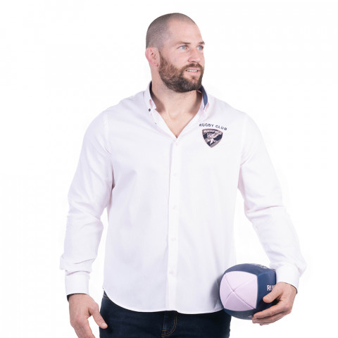 Ruckfield Rugby Club pink long-sleeved shirt