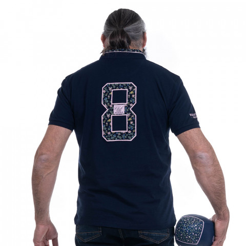 Rugby Club navy Ruckfield short-sleeved polo shirt