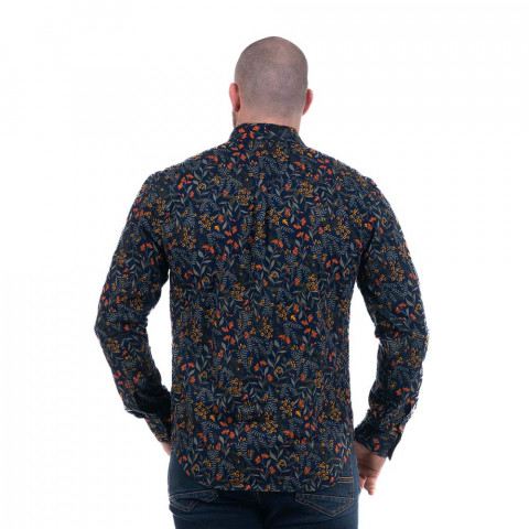 navy blue floral shirt Ruckfield Autumn Rugby Tour