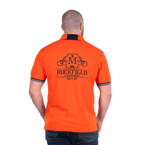 Ruckfield short-sleeved polo shirt House of Rugby orange