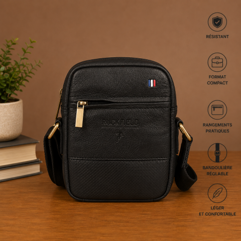 Ruckfield Messenger Bag Black