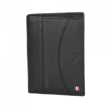 Black Ruckfield leather wallet