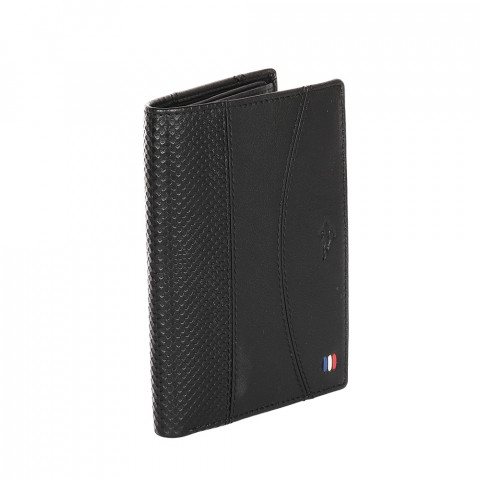 Black Ruckfield leather wallet