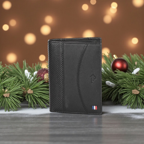 Black Ruckfield leather wallet