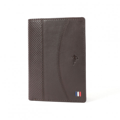 Brown Ruckfield leather wallet