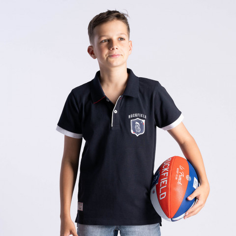 Ruckfield boy's short-sleeved polo shirt navy blue 