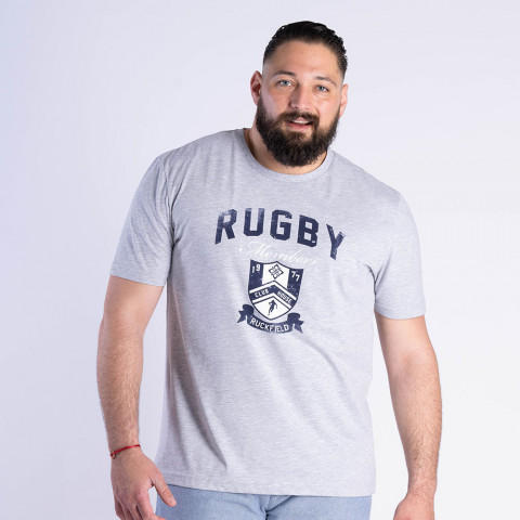 Ruckfield Rugby Club House T-shirt medium grey 