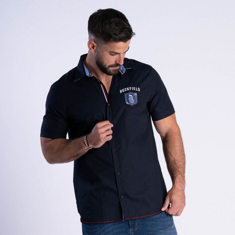 Ruckfield French Rugby Club shirt navy blue